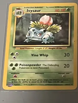 POKEMON CARD - Ivysaur - Base Set 1999, 30/102 - great condition! - Image 1