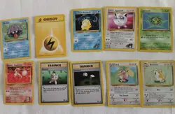 A Selection of 10 Vintage Pokemon Cards - Image 1