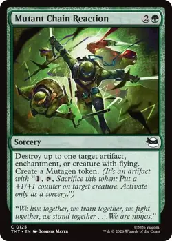 Mutant Chain Reaction 125 MTG NM - Teenage Mutant Ninja Turtles - Image 1