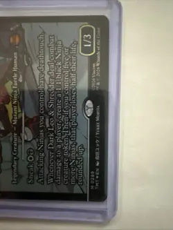 Dark Leo & Shredder (Showcase) Teenage Mutant Ninja Turtles Foil MTG #0289 - Image 3
