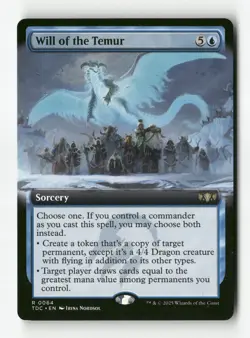 Will of the Temur - Tarkir Dragonstorm Commander - #64 - Non-Foil - NM - MTG - Image 1