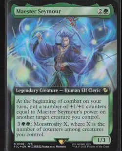 Commander: FINAL FANTASY #160 Maester Seymour (Extended Art) Foil - Image 1