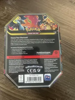 Pokemon TCG Mega Charizard EX Tin New and Sealed - Image 3