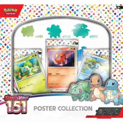 Pokemon TCG Scarlet & Violet - 151 Poster Collection Box - 3 Packs - Image 1