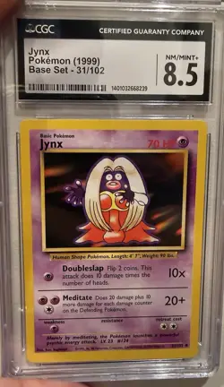 4-card Pokemon Slab Lot - Including Jynx, Gastly, Slowpoke, Rabsca - Image 2