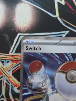 Pokemon TCG Switch 123/094 Full Art Ultra Rare Trainer Phantasmal Flames - Image 3