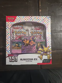 Pokemon Alakazam EX TCG Scarlet and Violet 151 Collection - Image 1