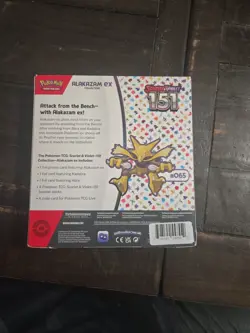 Pokemon Alakazam EX TCG Scarlet and Violet 151 Collection - Image 2