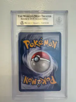 Pokemon TCG Blastoise Holo Unlimited Rare Card 2/130 Base Set 2 Beckett 7.5 - Image 2