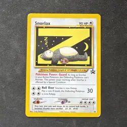 2002 Pokemon TCG Snorlax #49 WOTC Black Star Promo - Image 1