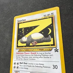 2002 Pokemon TCG Snorlax #49 WOTC Black Star Promo - Image 3