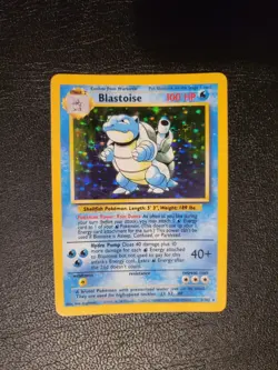 Pokemon Blastoise 2/102 Base Set Holo Rare WOTC 1999 Vintage - Image 1