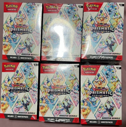 Pokemon Scarlet & Violet Prismatic Evolutions Booster Bundle 6 Pack x6 Boxes✅ - Image 1