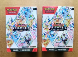 Pokemon TCG Prismatic Evolutions Booster Bundle 6 Pack - X2 Factory Sealed - Image 1