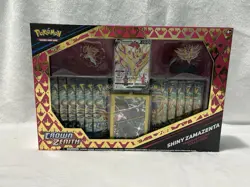 Pokemon Crown Zenith Shiny Zamazenta Premium Figure Collection Box Sealed - Image 1