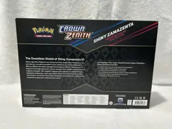 Pokemon Crown Zenith Shiny Zamazenta Premium Figure Collection Box Sealed - Image 2