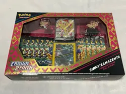 Pokemon Crown Zenith Shiny Zamazenta Premium Figure Collection Box Sealed - Image 3