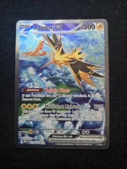 Pokemon TCG Zapdos EX 202/165 Scarlet & Violet 151 Special Illustration Rare NM! - Image 1