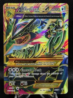 Pokemon Mega Rayquaza EX Holo Full Art Ultra Rare Card Ancient Origins 98/98 - Image 1