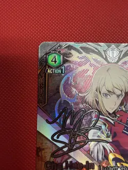 Union Arena Solo Leveling SR 2 Star Cha Hae-in Card Signature Card - Image 2