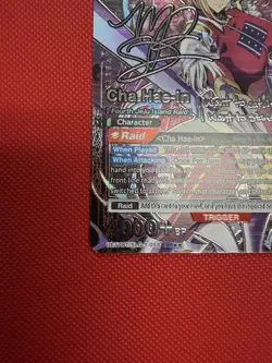 Union Arena Solo Leveling SR 2 Star Cha Hae-in Card Signature Card - Image 5