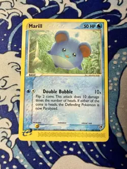 Marill 68/100 Sandstorm Pokemon 2003 Nintendo Ereader TCG CUTE CARD💕 - Image 1