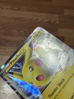 Pikachu EX Pokemon Card Holo Ultra Rare XY174 Black Star Promo - MP - Image 2