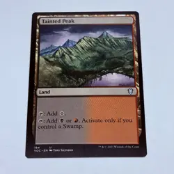 Tainted Peak 184 - Magic The Gathering Trading Card MTG Tc7 - Image 1