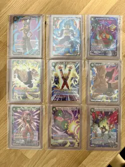 Dragon Ball Super – Three Glorious Fighters (BT30) Lot (Super Rare Foil Cards) - Image 1