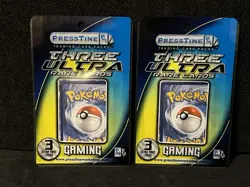 Sealed Pokemon Lot Presstine 4x Pokemon Blisters - 16 Cards + 1 Ultra Rare - Image 2