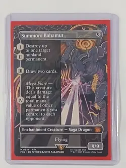 Summon: Bahamut (Non-foil) [Borderless] Final Fantasy 0356 Mythic MTG - Image 1