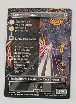 Summon: Bahamut (Non-foil) [Borderless] Final Fantasy 0356 Mythic MTG - Image 2