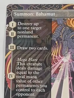 Summon: Bahamut (Non-foil) [Borderless] Final Fantasy 0356 Mythic MTG - Image 3