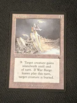 1994 Dark War Barge Magic The Gathering Pack Fresh Unplayed - Image 3