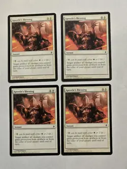 4x Apostle's Blessing - Phyrexia - Near Mint - Image 1