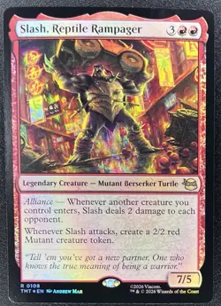 Slash, Reptile Rampager 0108 Foil MTG: Teenage Mutant Ninja Turtles NM - Image 1