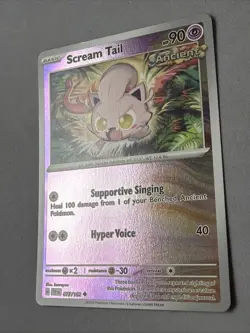 Pokemon TCG * SV Temporal Force * 77/162 Scream Tail REVERSE HOLO Uncommon * NM - Image 2