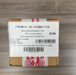 Pokemon Mega Evolution Perfect Order Sealed Booster Box Case - Image 1