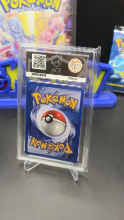 Pokemon TCG Mewtwo Base Set 2 Holo Unlimited Rare Card 10/130 Vintage 1999 Ace 8 - Image 4