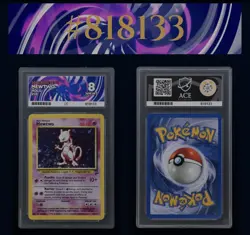 Pokemon TCG Mewtwo Base Set 2 Holo Unlimited Rare Card 10/130 Vintage 1999 Ace 8 - Image 5