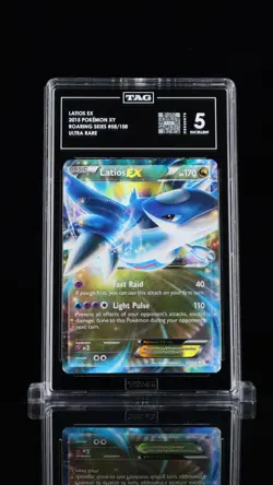 2015 Pokemon XY Roaring Skies Latios Ex #58 TAG 5 #58 PSA - Image 1