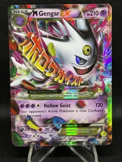 M Gengar EX Promo Holo XY Promos XY166 LP Pokemon TCG - Image 1