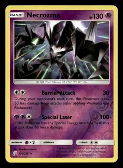 Necrozma 101/236 Rare Unified Minds Reverse Holo Pokemon NM - Image 1