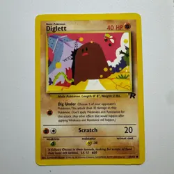 Diglett 52/82 | Common - Team Rocket LP/MP Pokemon TCG - Image 1