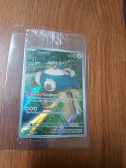 SEALED Pokemon Snorlax SVP 051 Scarlet & Violet 151 Holo Black Star Promo - Image 1