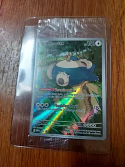 SEALED Pokemon Snorlax SVP 051 Scarlet & Violet 151 Holo Black Star Promo - Image 3