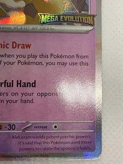 Alakazam - MEP 003 Mega Evolutions Stamped Black Star Promo Pokemon TCG - Image 5