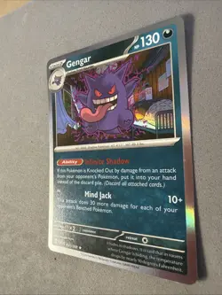 Pokemon TCG * Gengar 50/088 RARE HOLO * Mega Evolution Perfect Order NM - Image 2