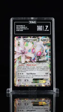 2016 Pokemon Magearna EX 75/114 XY-Steam Siege Holo TAG 7 - Image 1