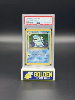2000 POKEMON BLASTOISE HOLO BASE SET 2 PSA 3 WOTC TCG - Image 1